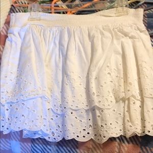 White skirt